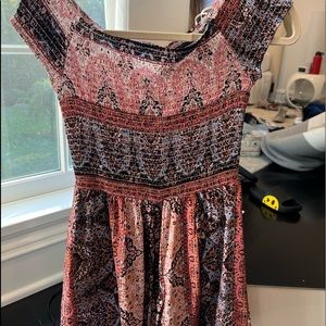 L space strapless romper